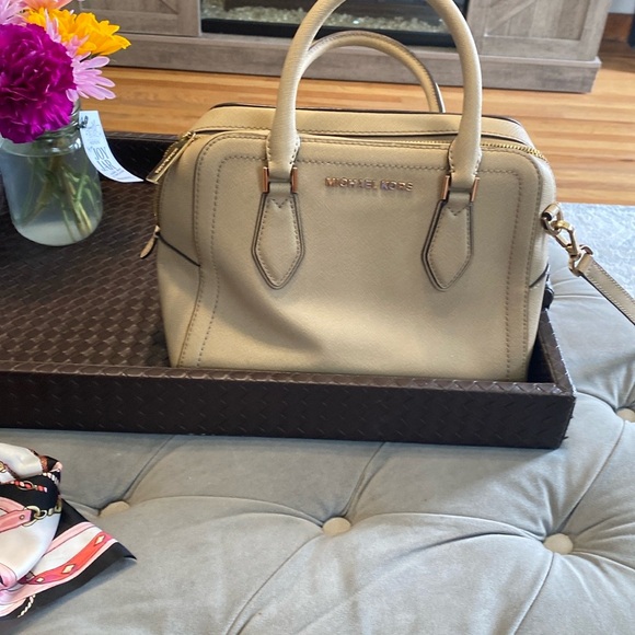 Michael Kors Tan Leather Satchel - Picture 7 of 7